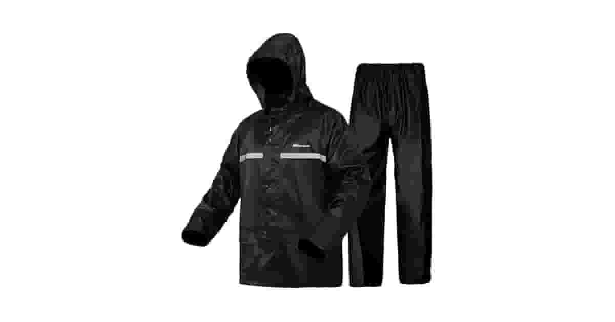 Capas de Chuva Para Motoqueiro de Duas Peças Reviews: PVC ou Nylon?