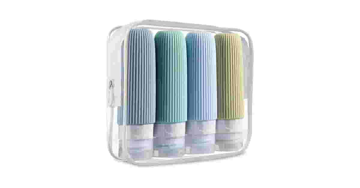 Kits de Frascos de Silicone Para Viagem Reviews: Fim dos Vazamentos!