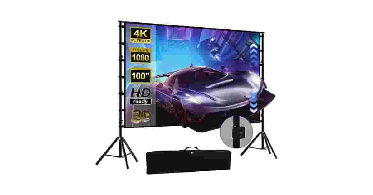 Melhor Tela Projetor: 7 Opções 4K e 16:9