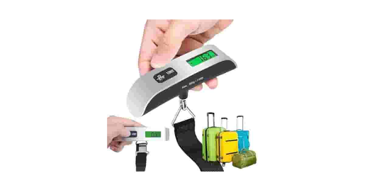 Melhores balanças digitais para pesar mala antes de ir ao aeroporto: Qual Escolher?