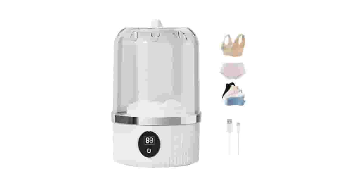 Melhores Mini Lavadoras de Roupas Para Viagem: 10 Opções Práticas