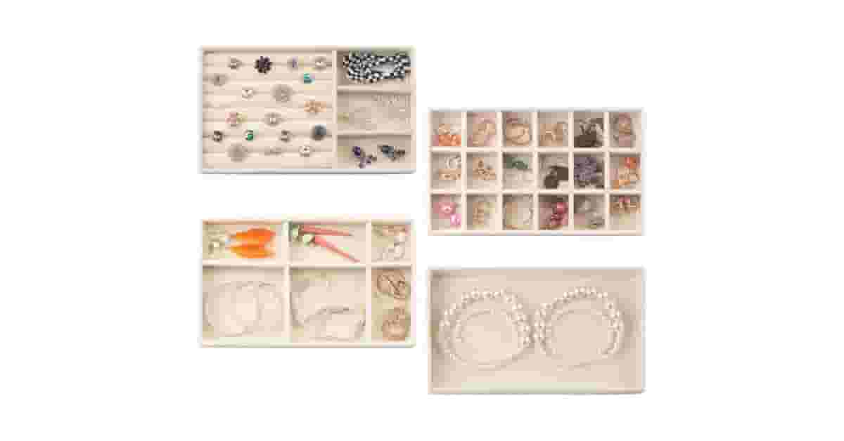 Melhores organizadores de joias para gaveta com Ótimo Custo-Benefício