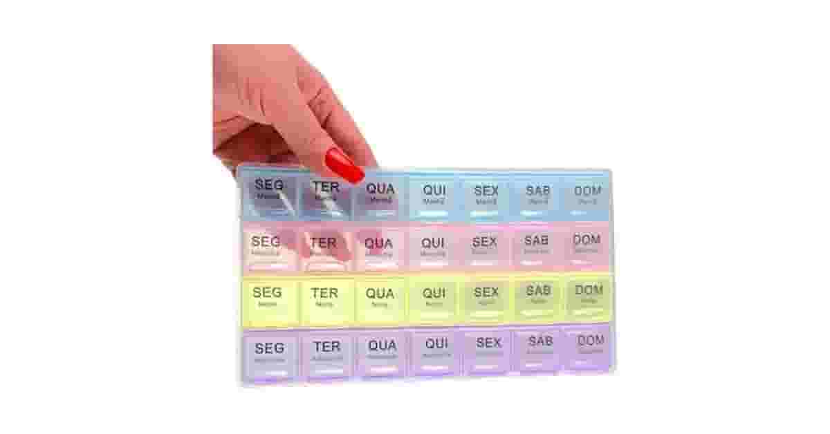 Melhores Porta Comprimidos Semanais: Top 10 Modelos