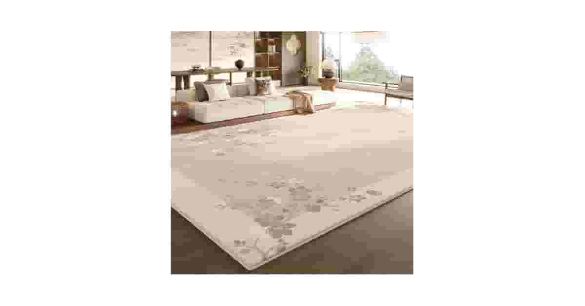 Melhores Tapetes para Sala de Estar que Sejam Fáceis de Limpar: Top 10