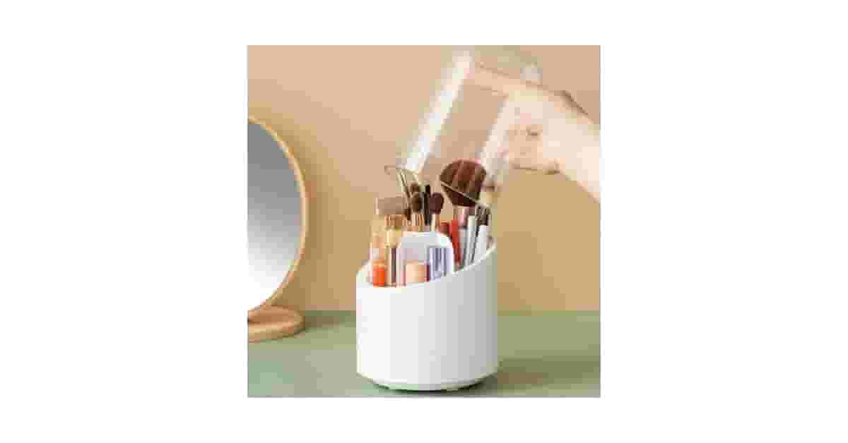 Porta Pincéis de Maquiagem com Divisórias Reviews: Organize