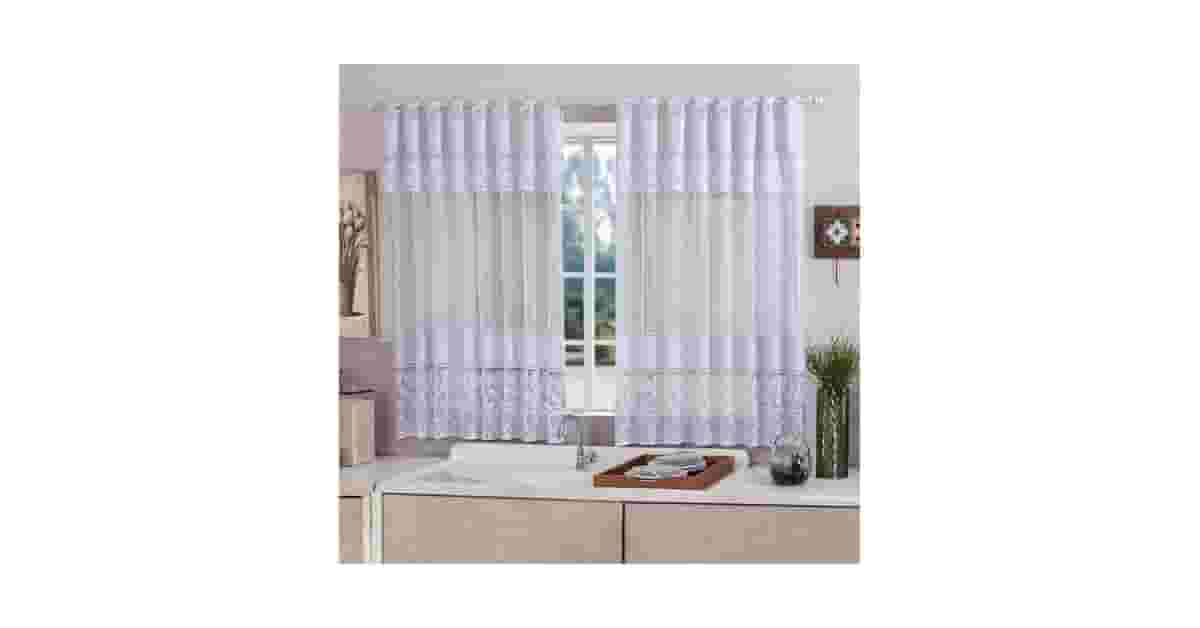 Qual Melhor Modelo de Cortina para Cozinha: Renda ou Oxford?