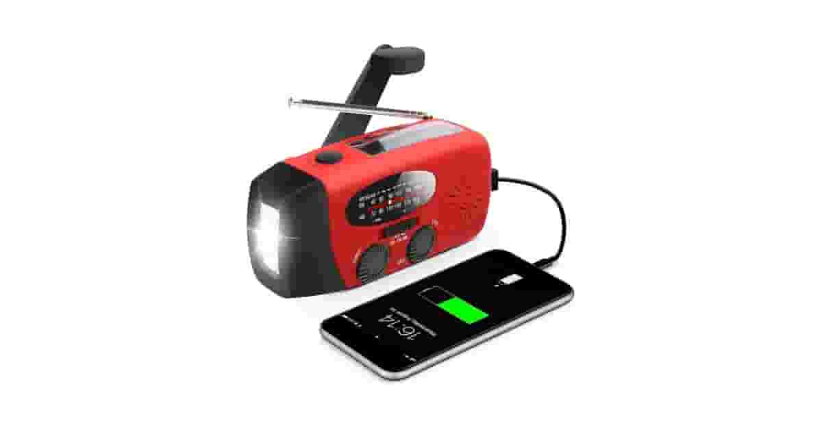 Rádios de Emergência a Manivela com Lanterna Reviews: Qual o Melhor Custo-Benefício?