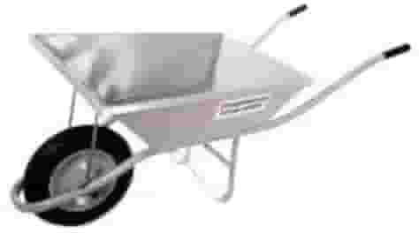 Carrinho de mão extra forte caçamba metálica 60L Gordini G-20 - Esfera