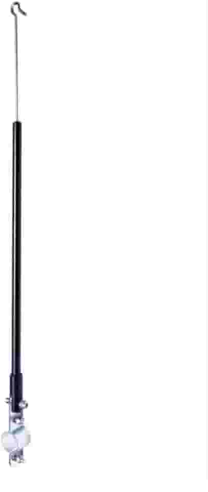 Antena Para Moto Corta Pipa 2 Estágios Para Retrátil Aço Inoxidável Alta Resistência Segurança Contra Linhas Cortantes Universal Motociclista Acessório Protetor