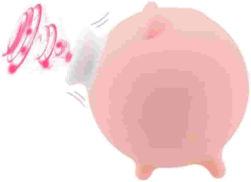 Sugador de Clitóris e Mamilos Porquinho 10 Modos de Velocidade