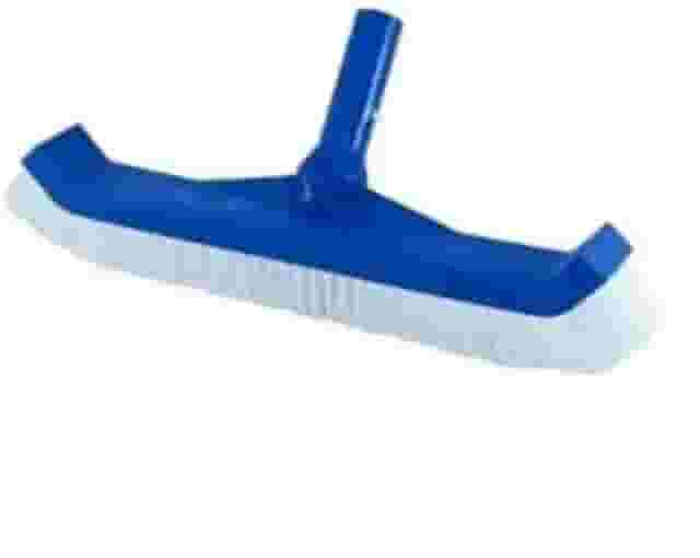 Kit Limpeza Piscina Aspirador Asa Delta Peneira Escova Curva Cabo 3m(Escova Curva)