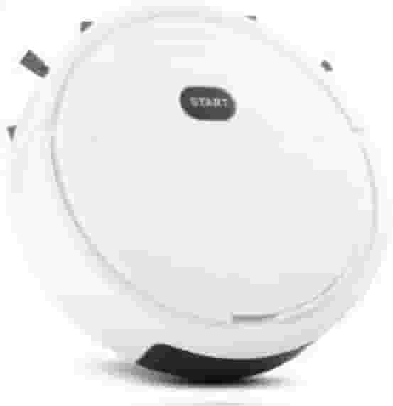 Robô Aspirador de Pó Smart Inteligente 110v, 18W, Bateria 1200mAh, Sensor de Obstáculos, Limpa Chão Laminados Cerâmica