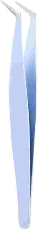 Pinça de extensão de cílios com ponta reta e curva