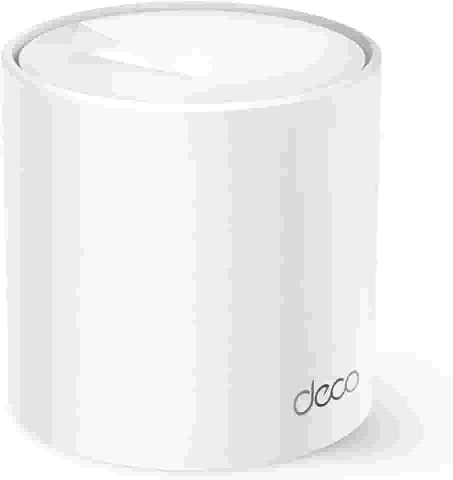 [Novo] TP-Link Deco X10 (1-pack) | Sistema Wi-Fi Mesh 6 AX1500 para toda a casa - Cobertura de até 150 m², 3 portas Gigabit por unidade, canal de banda de 80 MHz, ODFMA, 1024 QAM, branco