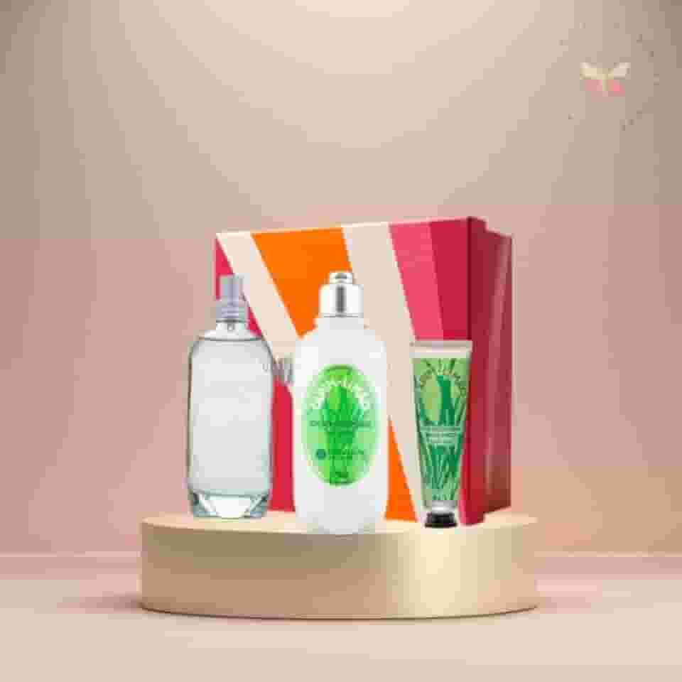 Presente Banho e Fragrância Capim-Limão Loccitane