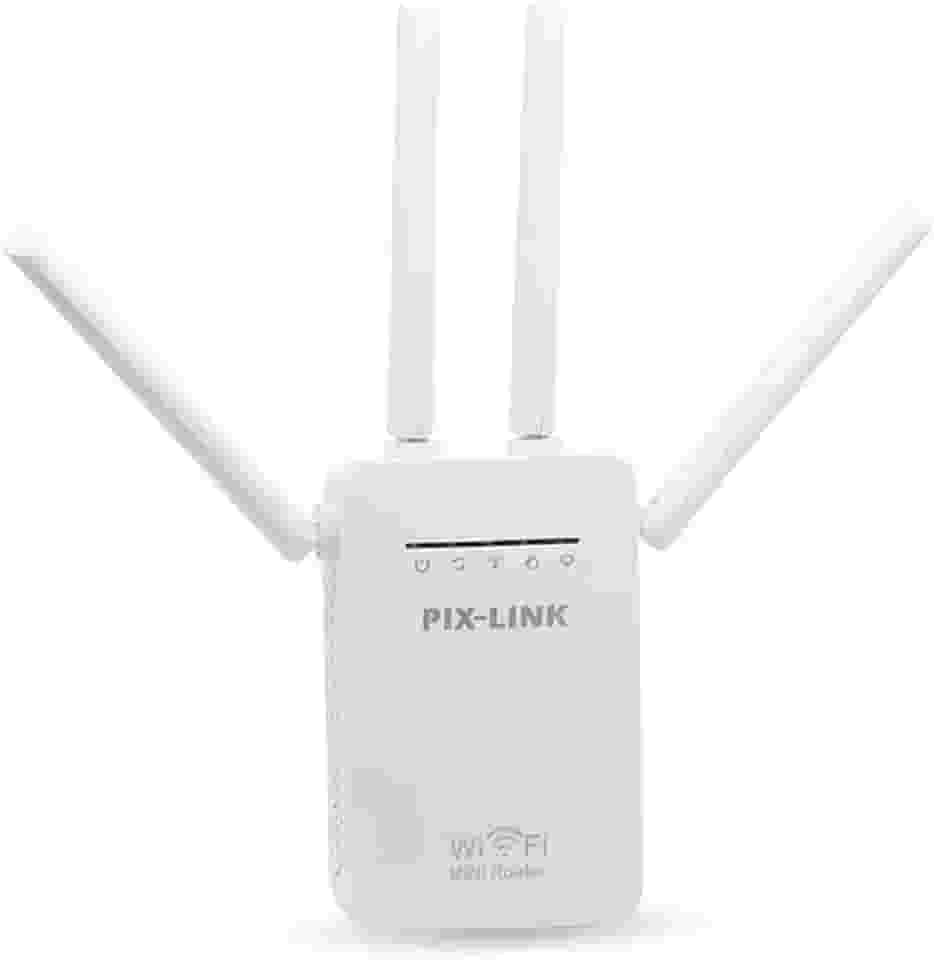 Repetidor Wifi 2800m 4 Antenas Amplificador De Sinal - Melhore a Conexão em Casa e no Escritório com Este Poderoso Amplificador de Sinal Wi-Fi de Longo Alcance
