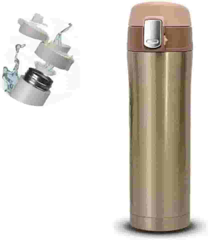 Garrafa Térmica Aço Inox Água Gelada Garantida Por 24 Horas (Dourado)