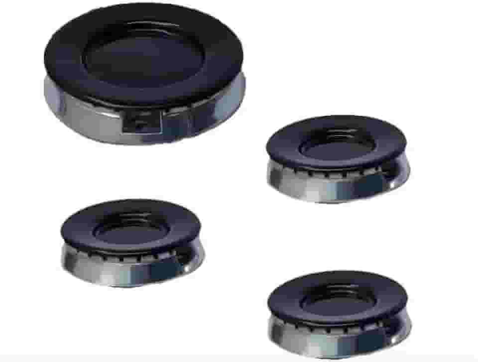 Kit de Queimadores e Espalhadores para Fogão Mueller Itatiaia 3 Pequenos 1 Médio