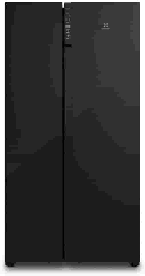 Electrolux Geladeira Electrolux Frost Free Inverter 531L Efficient AutoSense Side by Side Vidro Preto (ES5GB) 127V