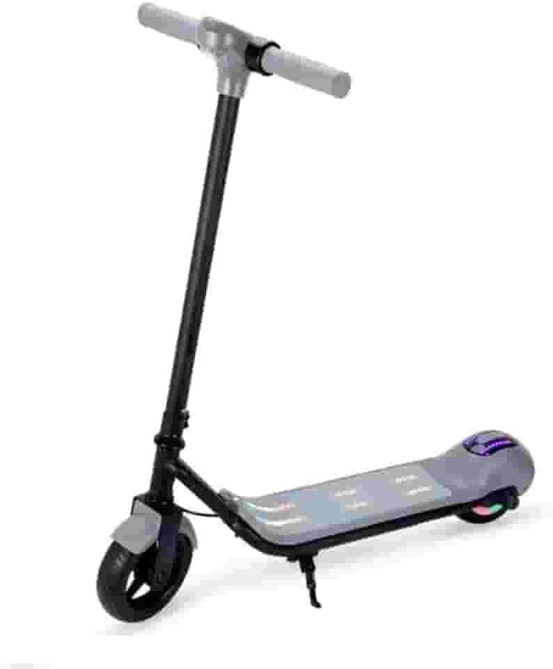 Patinete Infantil Elétrico 2 Rodas Com Luzes Led Bluetooth Integrado Kids Portátil Cor Preto Brinovar