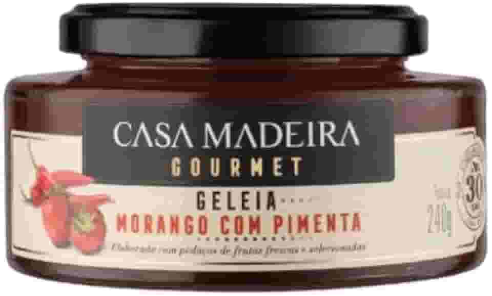 Geleia Tradicional de Morango com Pimenta Casa Madeira 240g