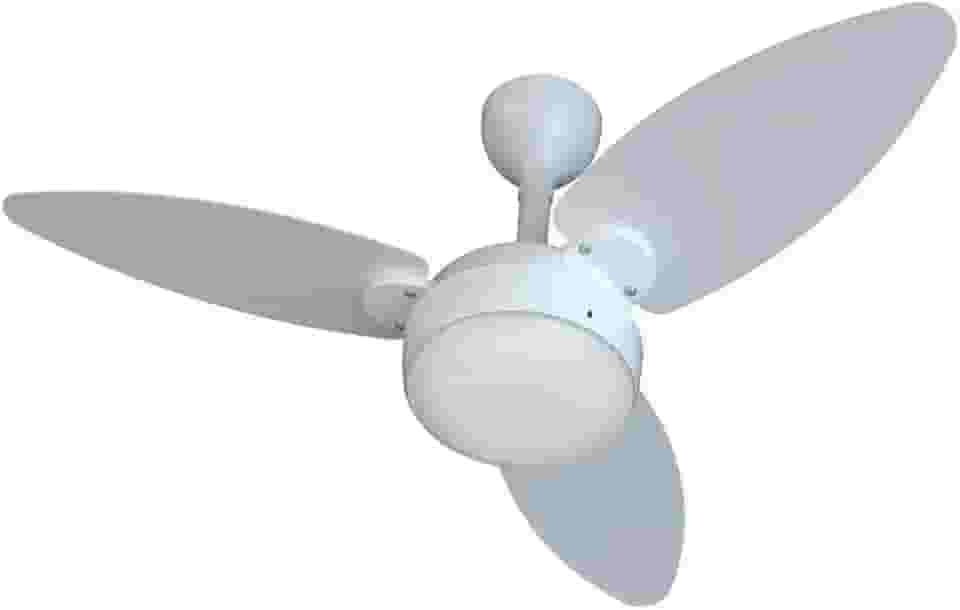 Ventilador de Teto Inverter Ventisol Elluz Branco/Cinza C/2 Lâmpadas Inclusas - Bivolt