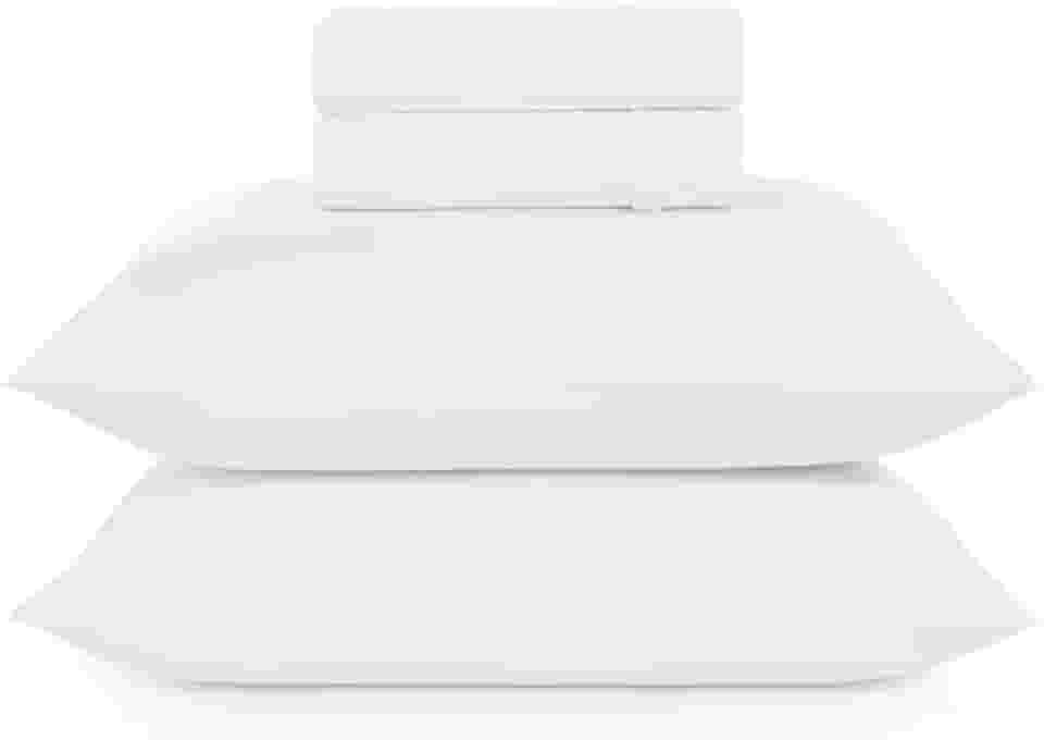 Jogo De Cama Queen 4pçs Hotel Motel Pousada Airbnb 180 Fios Teka Profiline Tecido Profissional Branco Resisitente a Lavação com Cloro