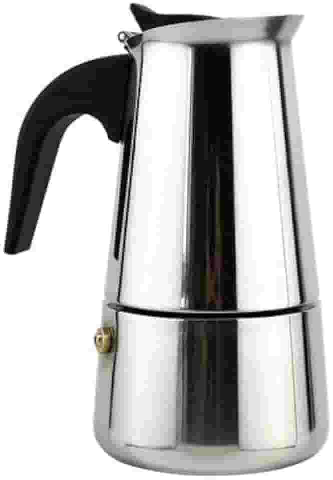 Cafeteira Italiana Inox 9 Xícaras (450ml) – Design Moderno, Café Espresso Tradicional