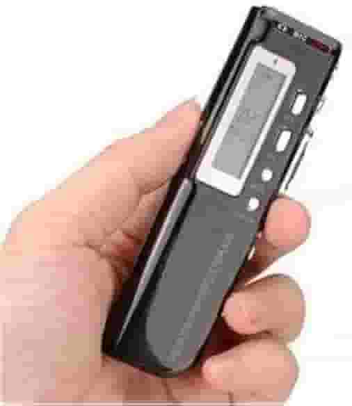 Espio Gravador de Voz 8GB com MP3, Grava ate 576 Horas, USB, 2 Pilhas AAA