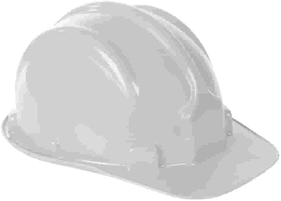 Capacete de Segurança Branco com Carneira Ajustável Branco – EPI Profissional para Construção Civil, Indústria e Serviços Gerais