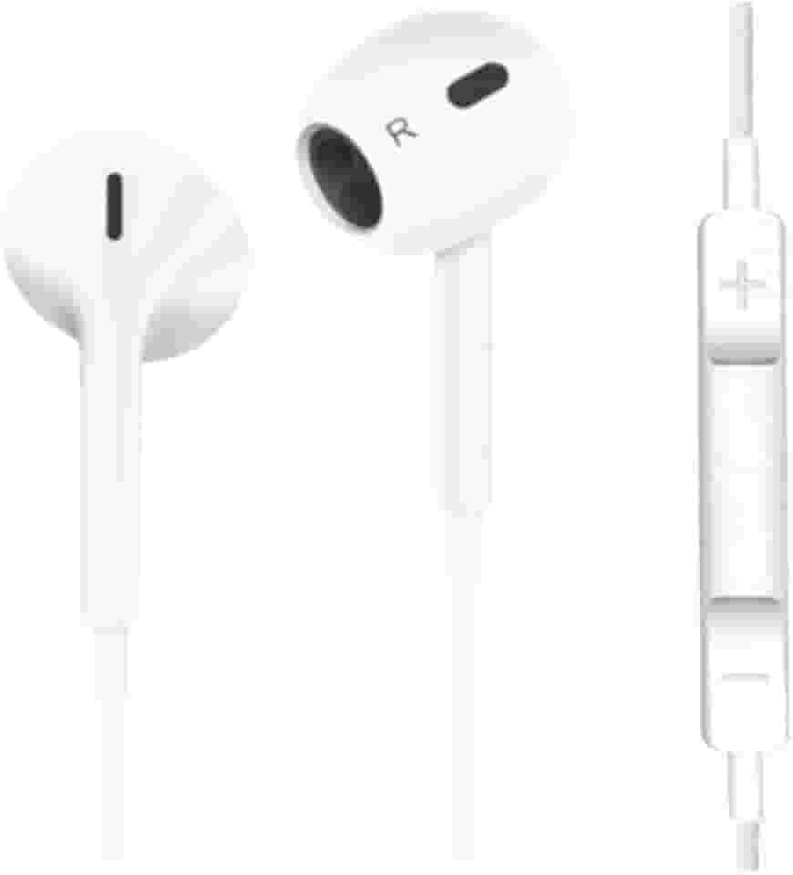 Fone de Ouvido com Fio 3ª Geração, Qualidade Premium. Compatível com Lightning, IOS. Compatível com iPhone 5, 6, 7, 8, X, 11, 12, 13 e 14.