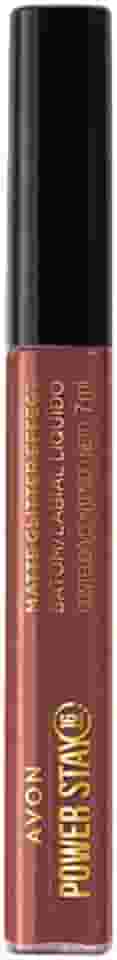 Avon Batom Líquido Power Stay Glitter Nude Pérola - 7ml