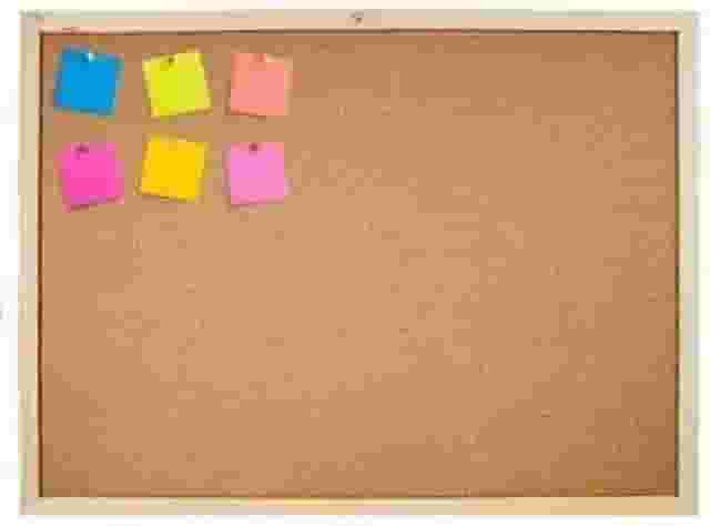 Quadro Mural Aviso de Cortiça 60x45cm Moldura Madeira - Cortiarte