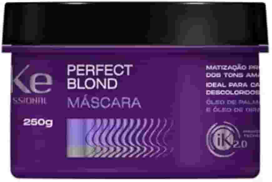 Máscara Perfect Blond Ideal para cabelos loiros, crisalhos,descoloridos e com mechas loiras