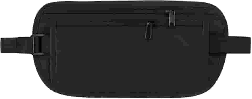 Pochete Doleira Antifurto Invisível para Viagem – Porta Passaporte, Dinheiro e Cartões, Neoprene Impermeável, Ajuste Confortável, Zíper Seguro, Ultrafina para Aeroporto/Shows/Esportes – UrbanSkullShop