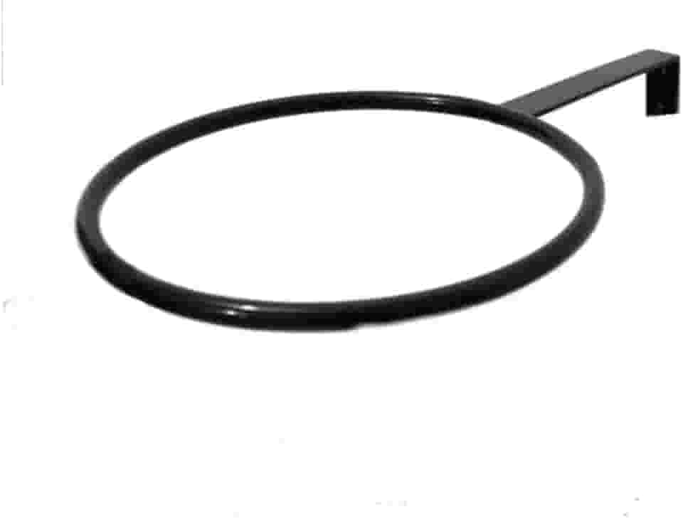 Suporte Bola Suiça Preto Reforçado De Parede Resistente Pilates Fisioterapia Musculação Fitness Academia