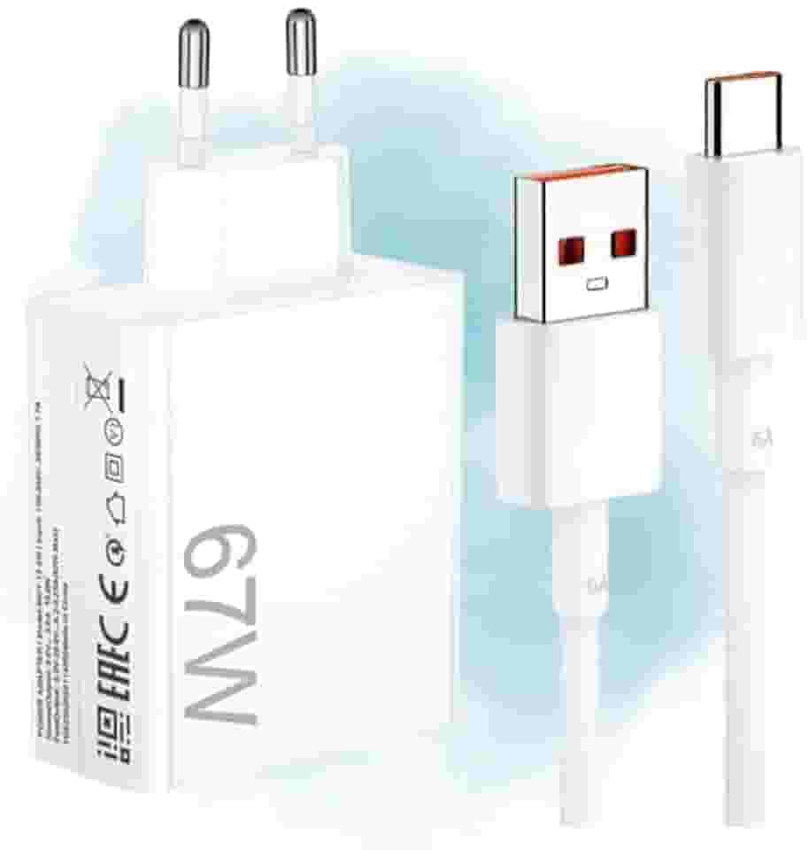 Carregador Turbo 67W 2 USB Compatível Com Xiaomi Poco X6 5G.