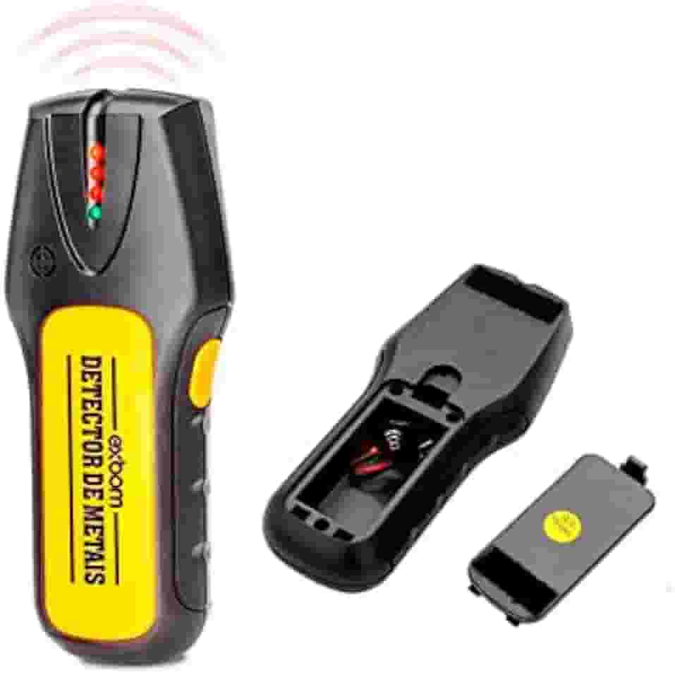 Scanner Detector Parede Profissional Portátil Viga Tubo Madeira Fio Metal Cor Amarelo Alta Sensibilidade