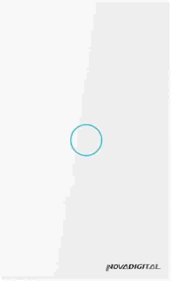 Novadigital Interruptor Touch Led 1 Botão RF433Mhz Wi-fi Smart Home Google Home Alexa Automação Residencial Original