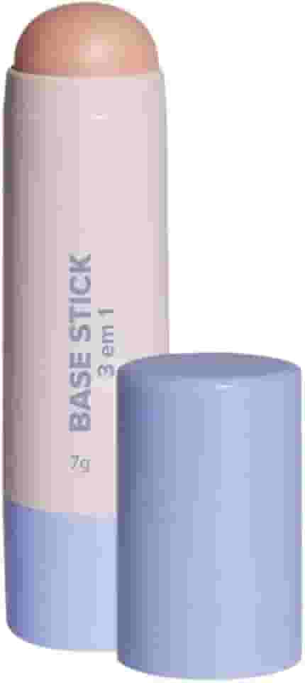 Base Stick 3 em 1, Base, Corretivo e Contorno, Acabamento Soft Matte, 7g, Resistente à Água, Longa Duração - Maquiagem (03, Padrão)