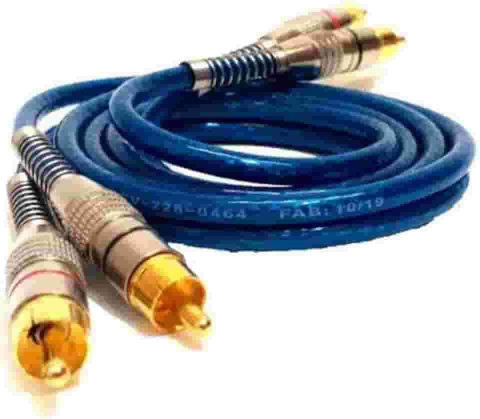 Cabo Rca Tech One 1 Metro Dupla Blindagem Cobre Blindado 1m