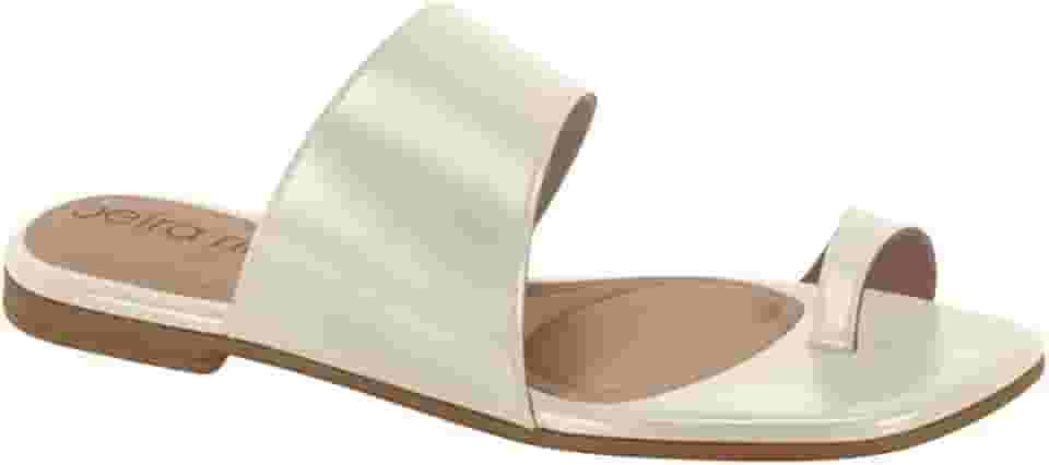 Sandália Rasteira Feminina de Dedo – Leve, Confortável e Estilosa