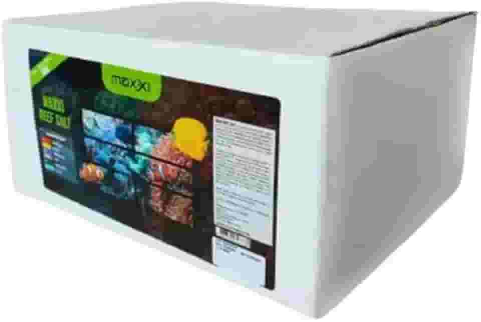 Maxxi Sal Marinho para Aquário Reef 20kg Dissolução Rápida Ideal para Recifes de Coral e Peixes Marinhos