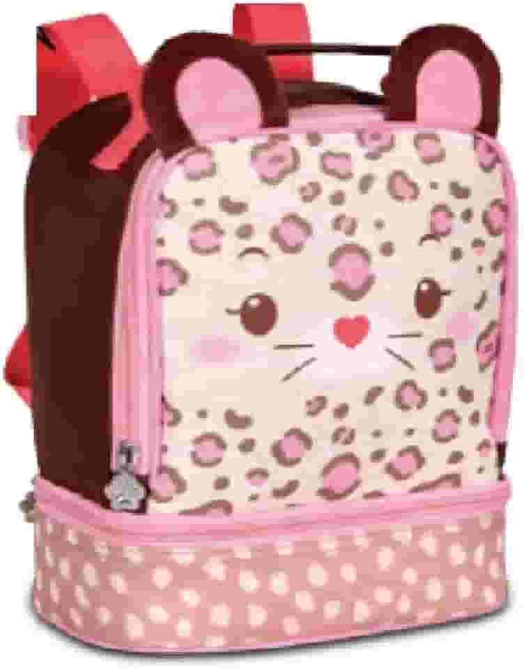 Lancheira Termica Pets Gatinha Rosa 9" - Clio Style