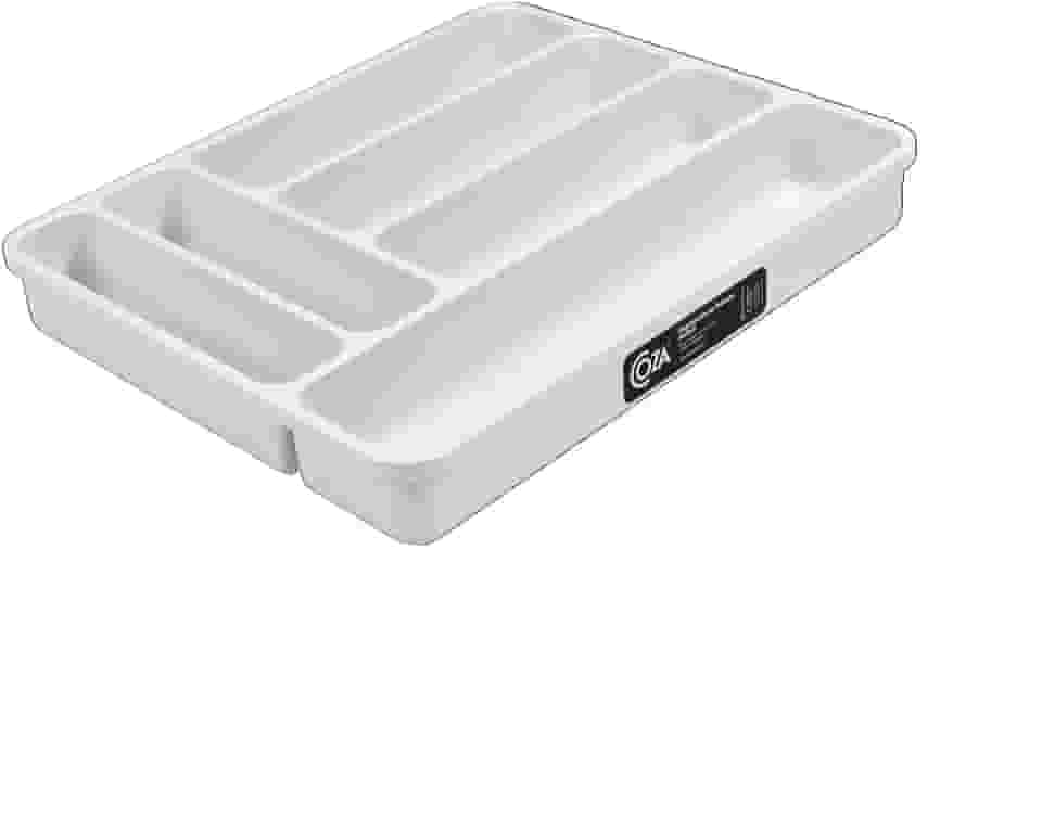 Organizador Talheres Perfect, Branco, Coza