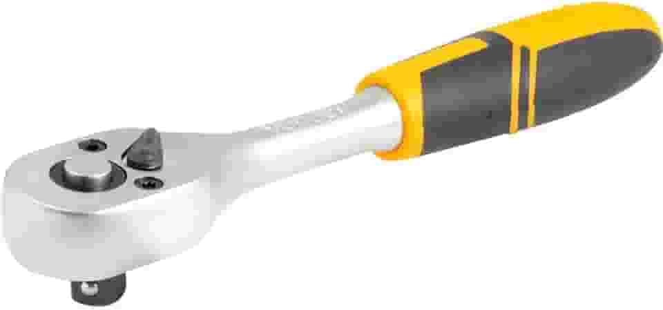 Vonder, Catraca Reversível Para Soquete, Encaixe 1/4" X 150 Mm, Cabo Emborrachado.