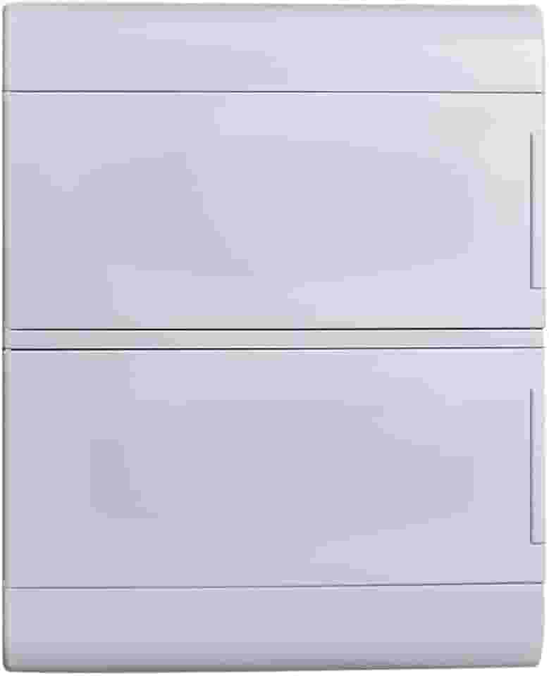 Quadro Embutir Ouro Box 24 Módulos Din Porta Opaca Steck Branco 24 Módulos