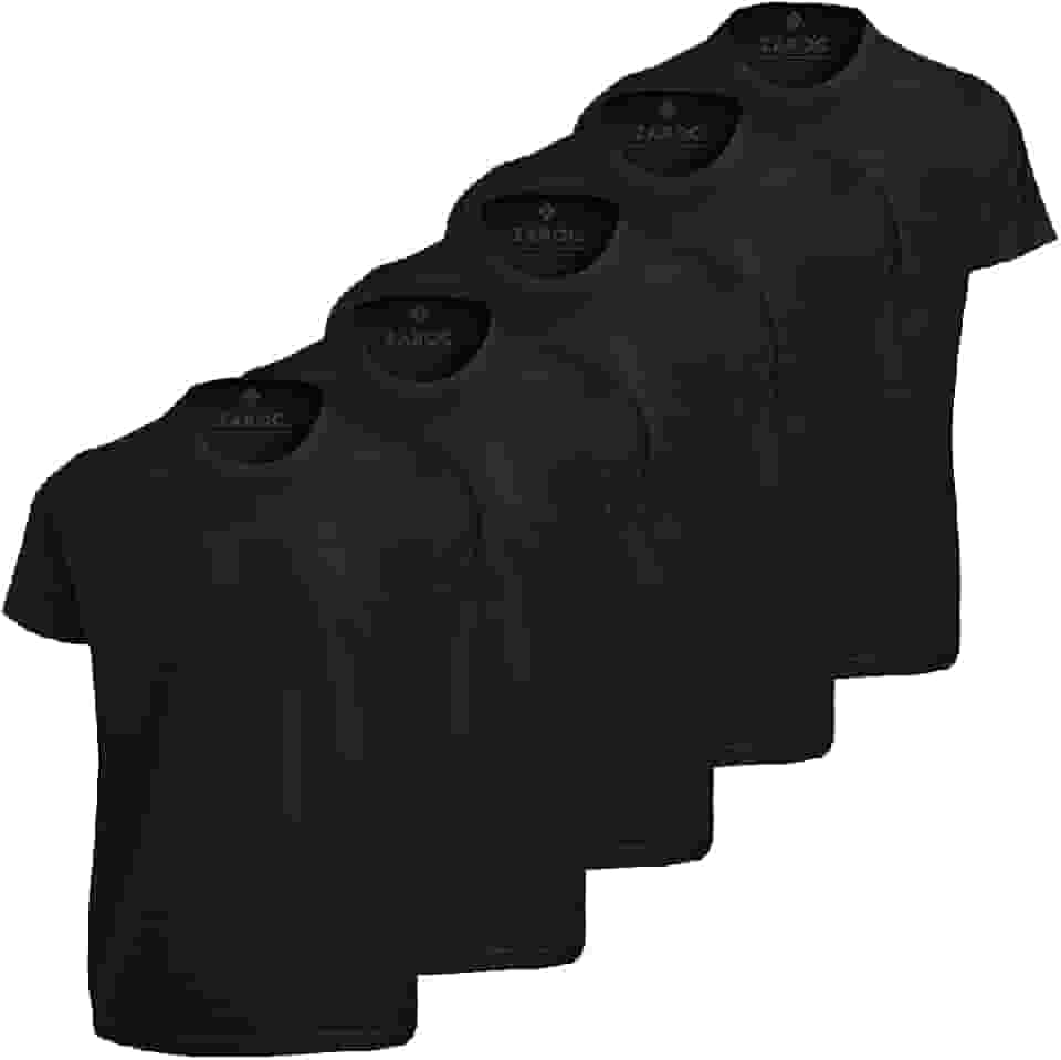 Kit 5 Camisetas Masculinas Slim Gola Algodão Premium Coloridas by ZAROC