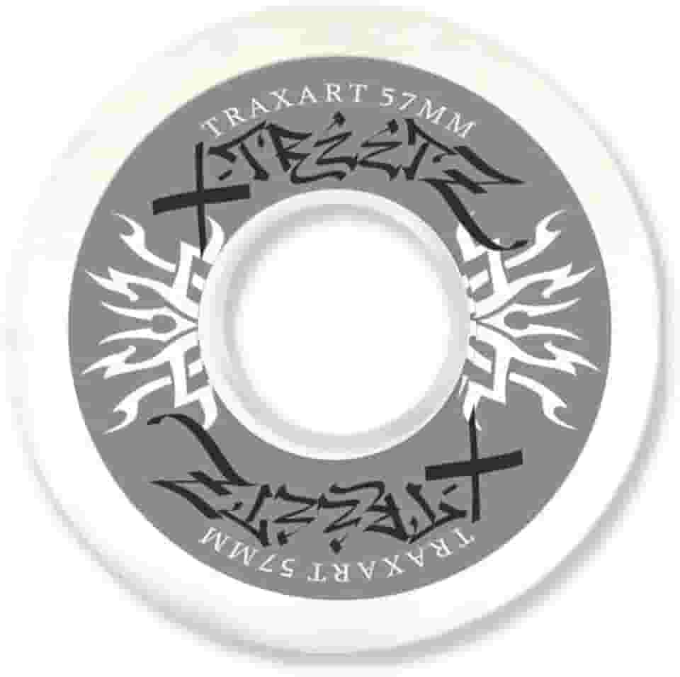 Jogo de Rodas Traxart Street - X-Treetz 57mm - Branco