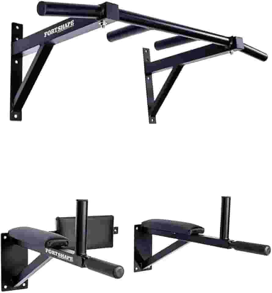 Barra Fixa de Parede + Paralela com encosto